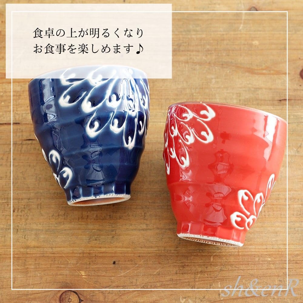 柳海剛　夫婦湯呑みとぐい呑5つセット 柳海剛 夫婦湯呑みとぐい呑5つセット